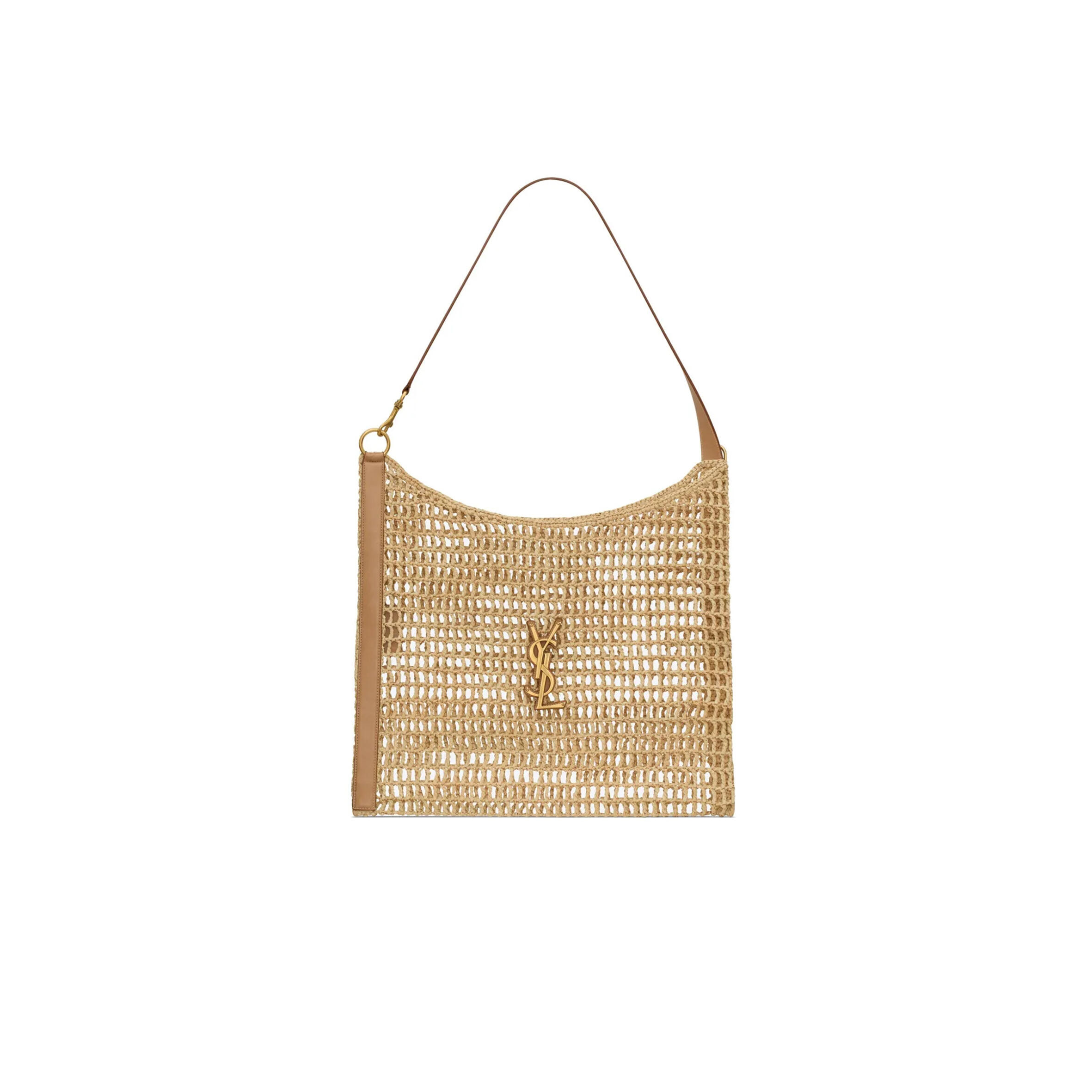 Y51 raffia crochet tote bag (46*38*2.5cm)